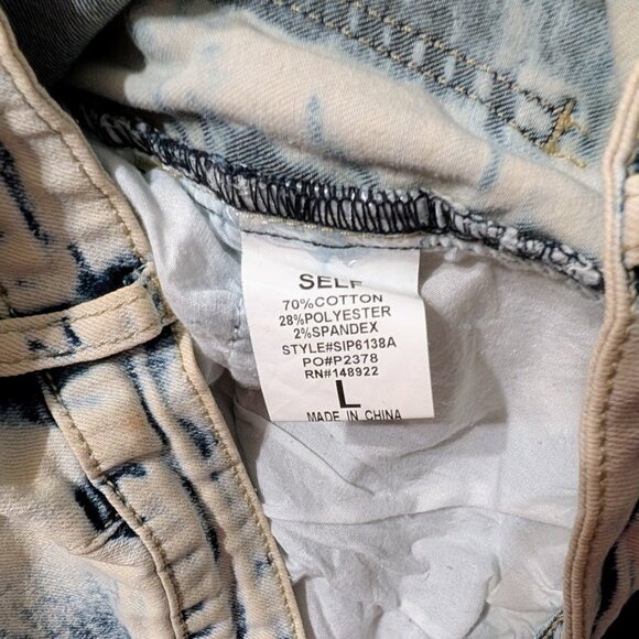 Altar'd State Karter Acid Wash Stretchy Flare Bellbottom Jeans L NWT - Picture 13 of 13